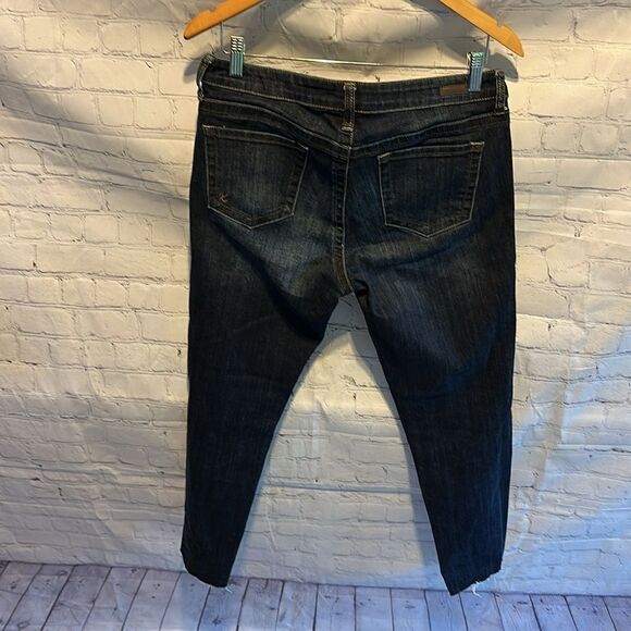 🔥FIRM EUC Kut from the Kloth Diana Skinny Jeans Unfinished Hem Woman’s size 8 - Picture 1 of 7